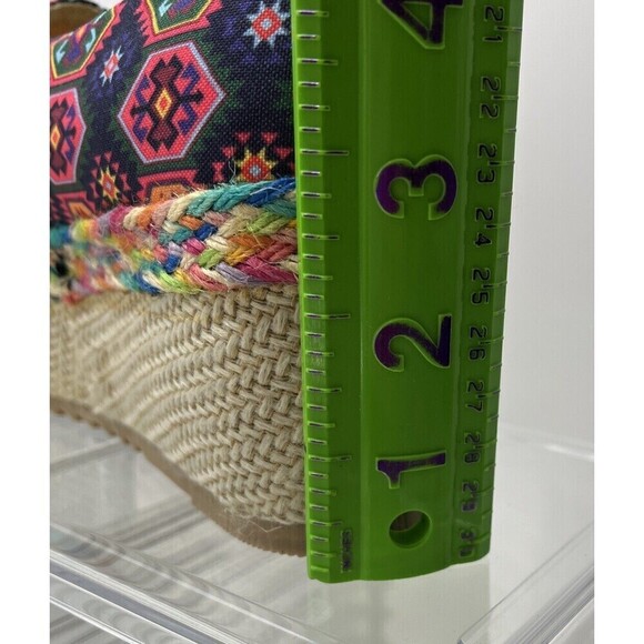 Filano Espadrilles Womens Aztec Southwestern Boho 7.5 Multicolor*Run Small - Picture 8 of 9